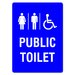 Public Toilet Sign